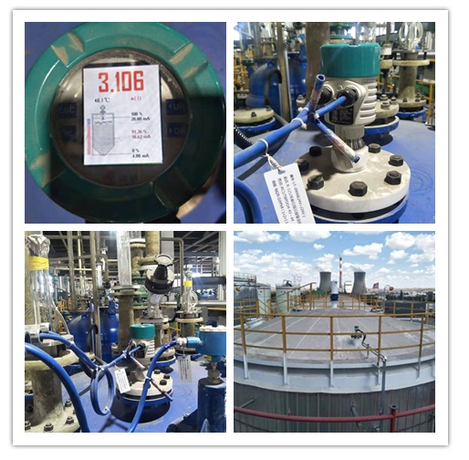 120GHz FMCW radar level meter successfully measure the level of Chlorinated paraffin in a chemical p